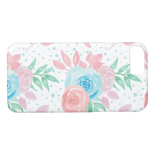 Cute roze Spring Flowers Case-Mate iPhone Case (Achterkant (Horizontaal))