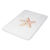 Cute roze Starfish Badmat (Gekanteld)