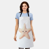 Cute roze Starfish Schort (Gedragen)