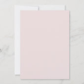 Cute Roze Strik 1e Verjaardag  Kaart (Achterkant)
