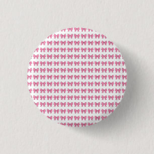 Cute Roze Strik Das Ontwerp – Meisjesachtige Kawai Ronde Button 3,2 Cm
