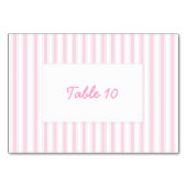 Cute roze stripes kaart (Voorkant)