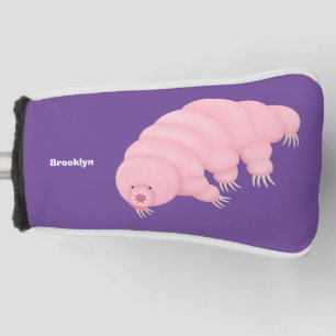 Cute roze tardigrade water beer cartoon golfheadcover