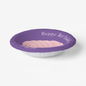 Cute roze tardigrade water beer cartoon papieren kommen (Gebogen)