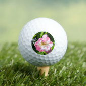 Cute roze tulp golfballen (Insitu Shirt)