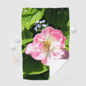 Cute roze tulp golfhanddoek (Insitu)