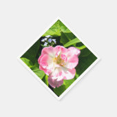 Cute roze tulp servet (Hoek)