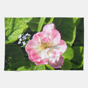 Cute roze tulp theedoek