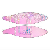 Cute Roze Unicorn Rainbow Glitter Drivers Basketbal (Panelen)