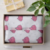 Cute Roze Vis Patroon Tissuepapier (Geschenk)