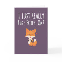 Cute Roze Vos Kaarten Meisjes Voor Kinderen Voor H