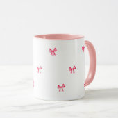 Cute Roze Vrouwelijke Koffiekop Mok (Voorkant rechts)
