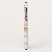 Cute roze Waterverf Flowers Christelijke Bijbelver Case-Mate iPhone Case (Achterkant/links)