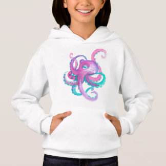 Cute roze waterverf Octopus