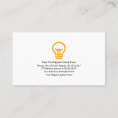 Cute roze Wiskunde Symbolen Alphabets Home Tutor Visitekaartje (Achterkant)