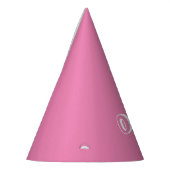 Cute roze wit aangepast nummer leeftijd jaar verja feesthoedjes (Links)