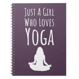 Cute Roze Yoga Cadeaus Voor Meisjes Voor Kinderen Notitieboek