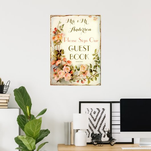 Cute rozen poster (Thuiskantoor)