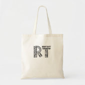 Cute RT Acronym Tote Bag (Voorkant)
