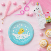 Cute Rubber Duck Baby shower 7-inch Bord (Feest)