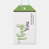 Cute Rubber Duck Baby shower Cadeaulabel (Achterkant)