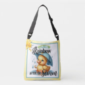 Cute Rubber Duck Baby shower Crossbody Tas (Voorkant)