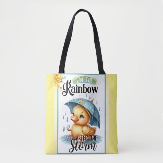 Cute Rubber Duck Baby shower Tote Bag (Voorkant)