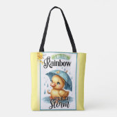 Cute Rubber Duck Baby shower Tote Bag (Achterkant)