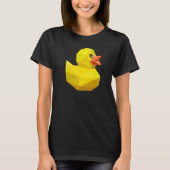 Cute Rubber Duck  Bird Geometric Abstract Ducky T-shirt (Voorkant)
