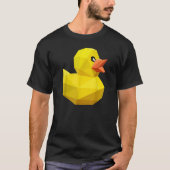 Cute Rubber Duck Bird Geometric Abstracte Ducky T-shirt (Voorkant)