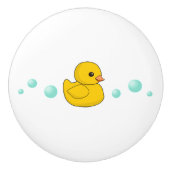 Cute Rubber Duck / duckie / ducky Keramische Knop (Voorkant)