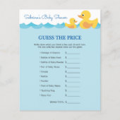 Cute Rubber Duck Theme Baby shower Game (Voorkant)