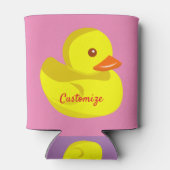 Cute Rubber Duck Thunder_Cove Blikjeskoeler (Achterkant)