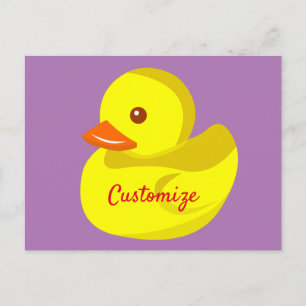 Cute Rubber Duck Thunder_Cove Briefkaart