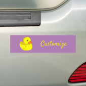 Cute Rubber Duck Thunder_Cove Bumpersticker (Op auto)