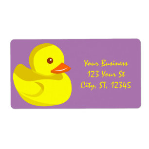 Cute Rubber Duck Thunder_Cove Etiket
