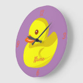 Cute Rubber Duck Thunder_Cove Grote Klok (Hoek)