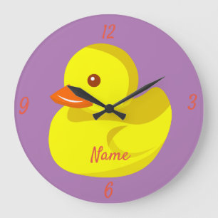 Cute Rubber Duck Thunder_Cove Grote Klok