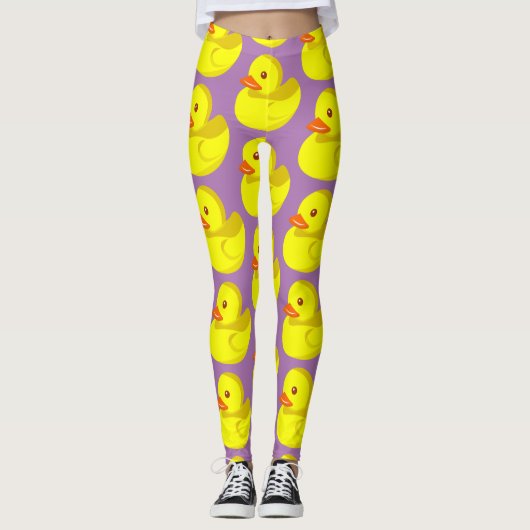 Cute Rubber Duck Thunder_Cove Leggings (Voorkant)