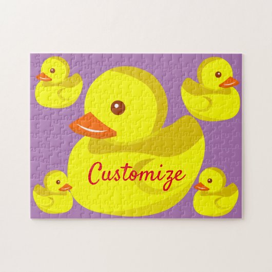 Cute Rubber Duck Thunder_Cove Legpuzzel (Horizontaal)
