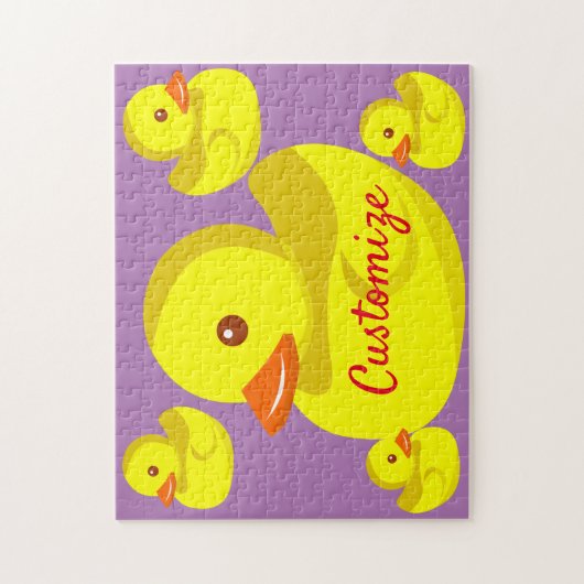 Cute Rubber Duck Thunder_Cove Legpuzzel (Verticaal)