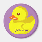 Cute Rubber Duck Thunder_Cove Magneet (Voorkant)