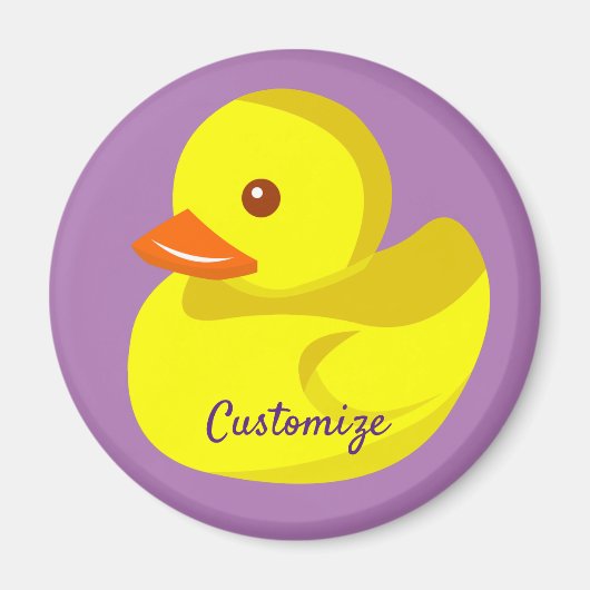 Cute Rubber Duck Thunder_Cove Magneet (Voorkant)