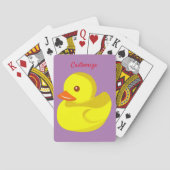 Cute Rubber Duck Thunder_Cove Pokerkaarten (Achterkant)