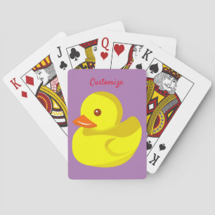 Cute Rubber Duck Thunder_Cove Pokerkaarten