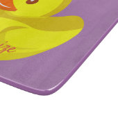 Cute Rubber Duck Thunder_Cove Snijplank (Hoek)