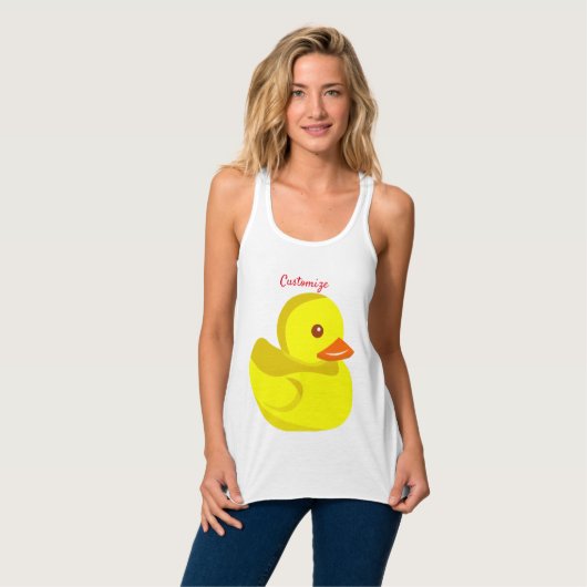 Cute Rubber Duck Thunder_Cove Tanktop (Volledige Voorkant)
