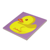 Cute Rubber Duck Thunder_Cove Tegeltje (Zijkant)