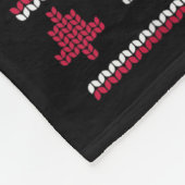 Cute Rubber Duckie Duck Christmas Santa Clause Fleece Deken (Hoek)