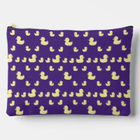 Cute Rubber Duckies Patroon Paars Groot